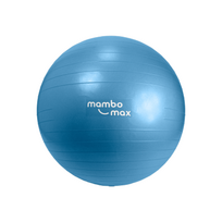 Gimnastikos kamuolys Mambo Max AB Gym Ball 45–95 cm su priedais (Skersmuo: 75 cm,Spalva: Mėlyna)