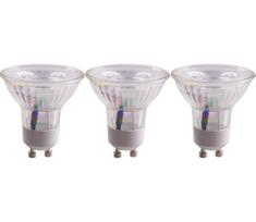 KOMPLEKTAS 3x LED elektros lemputė GU10/4,5W/230V 4000K