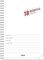 Vidaus blokas darbo knygai 2025/2026 A5 18 mėnesių SPIREX - Nėra Autoriaus