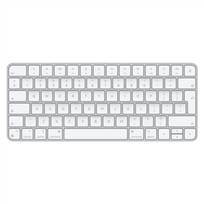 Apple Magic kompaktiška bevielė Bluetooth klaviatūra - Balta | Anglų/rusų raidžių išsidėstymas
