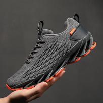 Žuvies žvynų rašto ašmenys Vyriški batai Sporto salės Flyknit tinklelio batai Kvėpuojantys sportiniai batai Bėgimo bateliai 47