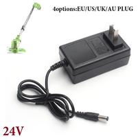1 vnt. elektrinė vejapjovė ir traktoriai, 24 V belaidis žolės žoliapjovės įkroviklis Europe plug