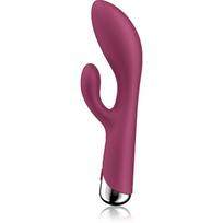 Satisfyer Spinning Rabbit 1 Rotating Shaft klitorį stimuliuojantis vibratorius rotacinis Red 20 cm