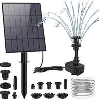 3.5W solar fountain pump, DIY solar fountain, can spray all kinds of water features, suitable for bird bath garden pond outdoor