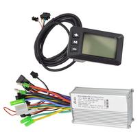 250W/350W 24-48V/36-60V elektrinio dviračio variklio valdiklis su LCD ekranu E dviračio motorolerio variklis 24-48V