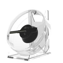 3D Holografinis Projektorius 4,3 colio LED Stalinis Hologramos Ventiliatorius su Garso Atkūrimu Su Skaidriu Gaubtu Nešiojamas Holografinis Ventiliatorius 11cm 3D Fan