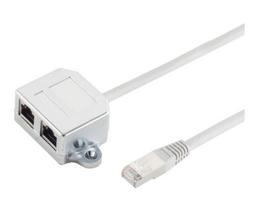 MicroConnect Cable splitter (Y-adapter) RJ45 adapter 10cm Cable