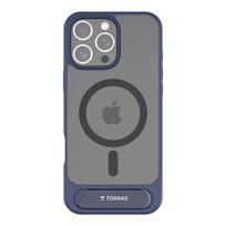 Torras Pstand serijos dėklas, skirtas iPhone 16 Pro (mėlynas)
