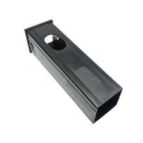 Vamzdžio įvorės adapteris 60–50 mm Dalies vidurinis kvadratinis vamzdis Sporto įrangai 100mm gray