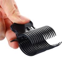 12 Pieces Hot Roller Clips Hair Curler  Clips Replacement Roller Clips For Women Girls Hair Sec-tion Styling (Black) One Size