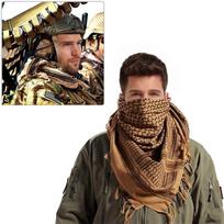 Taktinis dykumos šalikas Keffiyeh, apvyniojamas šalis Shemagh galvai ir kaklui, arabiškas šalikas Keffiyeh, apvyniojamas šalikas vyrams ir moterims 95cm *95cm 2