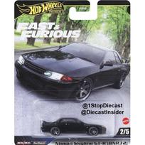 Hot Wheels Premium Fast Furious 2025 Modeliukas Nissan Skyline GT-R BNR32 (yra Sandėlyje)