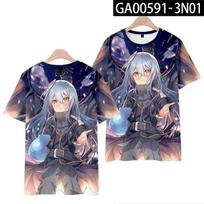 Juokingi vyriški marškinėliai 3D spaudinys Vasaros laisvalaikio trumpomis rankovėmis T-shirt Gatvės mada O formos iškirptė Megztinis Vyriški didelio dydžio drabužiai 6XL blue