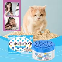 Cat Litter Deodorant Fresh Scent Canned Cat Litter Deodorant Gel Cat Litter Box Pet Freshener,70g balta