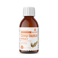 ECOSH žuvų taukai su Camelina sativa aliejumi, apelsinų skonio, 150 ml