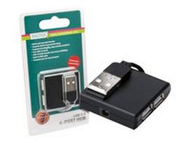 DIGITUS USB2.0 hub 4-port 4xUSB A /F USB B mini F without power supply incl. USB cable A/B mini
