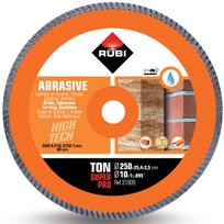 Deimantinis pjovimo diskas TON 250 (10";) SUPERPRO; 31909 RUBI