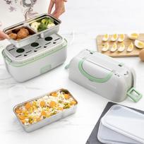 3 viename elektrinė garintuvo pietų dėžutė su receptais Beneam InnovaGoods Gadget To Go