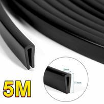 Guminė kraštų apdailos juostelė 11mmx5mm Automobilinė juostelė Nauja