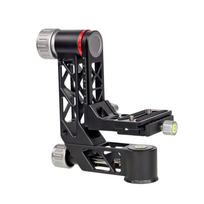 XILETU XGH-3 Panoraminis Gimbal Trikojo Galva Aliuminio Lydinio Medžiaga su QR Plokšte 1/4 Colio & 3/8 Colio juoda