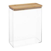 5five Simply Smart Bamboo ESKE birių produktų konteineris, pailgas su bambukiniu dangteliu, 4,3L