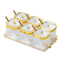 Condiment Box Canisters Seasoning Spice Jars for Paprika žalia