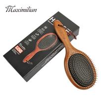 Pet Massage & Grooming Comb for Dogs and Horses - Removes Loose Hair Picture Color brown
