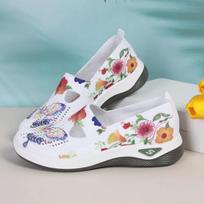 2024 New Style  Versatile Hot-selling Round Toe Spring and Autumn Flat Shoes Shallow Mouth Slip-on Color Matching Women's Shoes 36