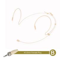 Galvos mikrofonas su dvigubu ausies kabliuku, skirtas Shure belaidžiams mikrofonams B(For Sennheiser)