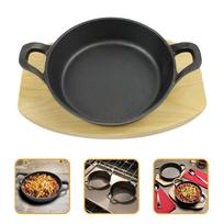Handle Cast Iron Pan Non Stick Fry Induction Pans Barbecue Accessories Multi-function Egg