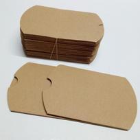 50 vnt Kraft popierinių pagalvių dėžutės vestuvių vakarėliui dovanų saldainių dėžutės namų vakarėlio gimtadienio reikmenys 50pcs