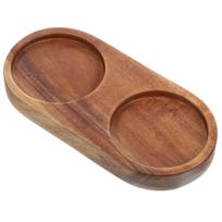 Salt and Pepper Grinder Tray Plant Stands Wood Trays for Bottle Shelf Wooden Crafts Coffee