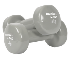 Viniliniai hanteliai Mambo Max Dumbbell 0,5–5 kg (Svoris: 5 kg)