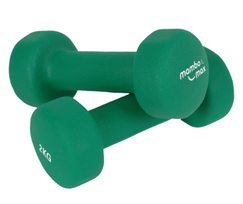 Neopreniniai hanteliai Mambo Max Dumbbell 0,5–5 kg (Svoris: 2 kg)