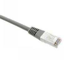 BLACKBOX CAT6A S/FTP PATCH CABLE - GRAY, 1M, NECBLACAT6A_GRY_1M
