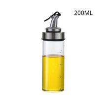 200/300/500ML Skaidraus stiklo alyvuogių aliejaus butelis Sandarus Virtuvės prieskonių Sojų padažo acto Dozatorius Spaudžiamo tipo Indelis Barbekiu
