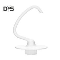 Tešlos kablio priedas Kitchenaid stacionariam maišytuvui K45 K45SS KSM90 KSM150 KSM75 KSM103 Duonai skirtas kablio pakaitalas, suderinamas su 4,5-5 kvortų dubenimis, maišytuvas balta