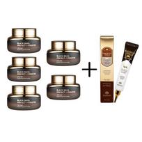 Eshumi Black Snail drėkinamasis kremas 50ml (5-Paketas) + Nemokamas auksinis paakių kremas – gilus drėkinimas ir odos atstatymas