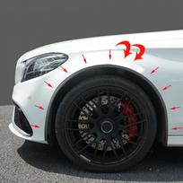 Universalus sparnas, skirtas automobilio ratų arkoms, sparnų išplėtimas, antakių lankas, automobilio purvasaugis, lūpų korpuso komplektas, apsauga, apsauga nuo purvasaugio 1.5 Meters