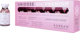 KORBAN UNIDOSE OIL PREMIUM – Greito poveikio plaukų atstatymo procedūra, 6x13ml