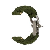 Universal nylon apyrankė 22mm design 1 haki spalvos