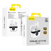 Blavec Bluetooth TWS Ausinės BW04 Prime Active ANC+ENC (BW04PA-W) baltos spalvos