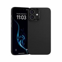 Benks Magnetic Armor Air Kevlar dėklas PC Frame 600D Apple iPhone 16 Plus juodos spalvos