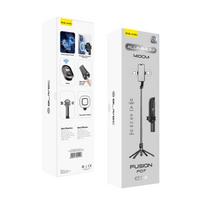 Blavec Asmenukių lazda Aluminium Fusion P07 Magsafe tripod + nuotoliniu valdymu + 2 lamps 1,4 metres (SSFP07-MTR2LB14) juodos spalvos