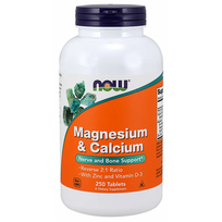 Now Foods Magnesium & Calcium with Zinc and Vitamin D-3 250 tab