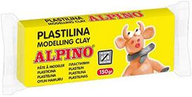 Plastilinas ALPINO, 150 g, šviesiai geltonas