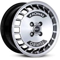 Ratlankis RONAL R15x7 4x98 ET 37 CB 68 (Black Front Polished)