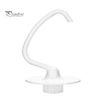 Tešlos kablio priedas Kitchenaid stacionariam maišytuvui K45 K45SS KSM90 KSM150 KSM75 KSM103 Duonai skirtas kablio pakaitalas, suderinamas su 4,5-5 kvortų dubenimis, maišytuvas balta