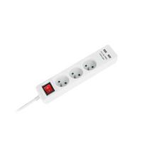 Prailgintuvas 3 lizdai + 2 USB lizdai su jungikliu - 5 m