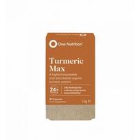 One Nutrition Turmeric Max Ciberžolės kapsulės, 30 kapsulių